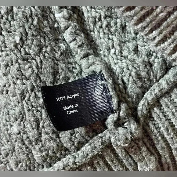 Lane Bryant Olive Green Woven Knit Textured Sweater 18/20 Dolman Sleeve Classic - Picture 6 of 10